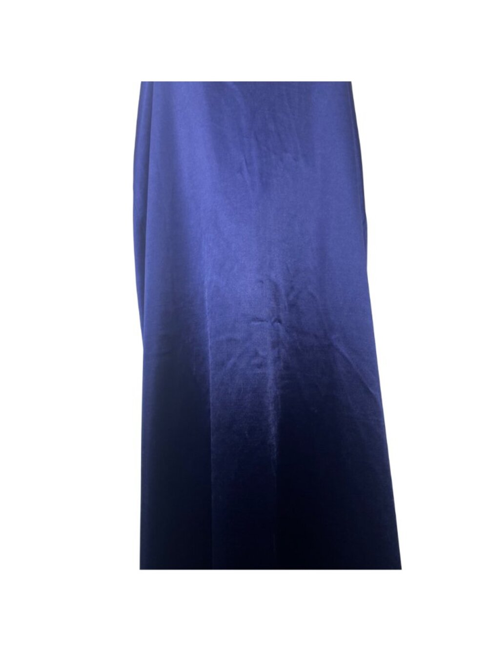 Hello Molly Angels in America Size 6 Navy Satin Cut Out Evening Gown Maxi Dress - Picture 4 of 15
